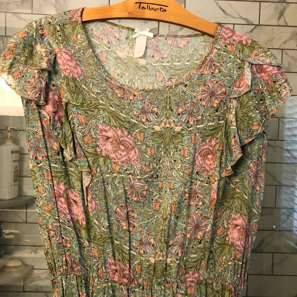 Vintage Floral A-line Dress